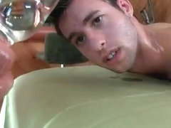 Sexy little guy gets amazing gay massage part5