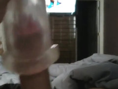 SEX TOY INVENTION WITH PENIS PUMP AND SLEAVE MAKE FOR LOUD ORGASM CUMSHOT