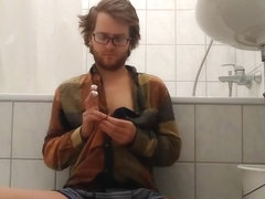 Gay Long Hair Ginger Shows Ass