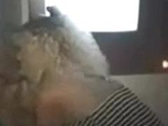 Blonde's getting lusty in this homemade huge tits vid