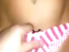 Dilettante brunette hair wife receives drilled