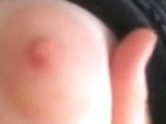 I filmed myself touching my tits
