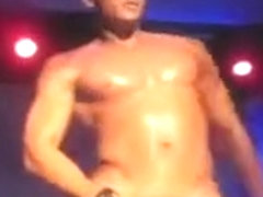 Male stripper goes all the way!