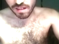 Jerking off and loving his socks