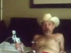 COWBOY SMOKIN' CIGAR AND PUMPING COCK/BALLS/NIPS