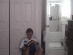 Me dressing in soccer gear with shower