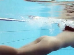 Amateur Lastova Continues Her Swim