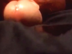 Femdom prostate massage with fav toy precum