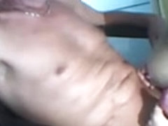 nice blonde gives a blowjob