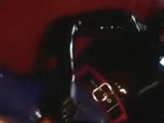 Latex Smoke Gasmask Cum (5)