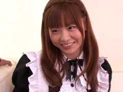 Japanese lolita maid fucked and facialized