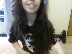 Busty Brunette Amateur Teen Webcam Girl Part 05