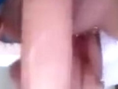 My girl having fun with her toy