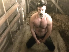 Cigar smoking daddy jerks off