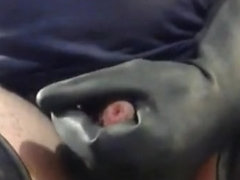 rubber enjoyment boots cum gloves
