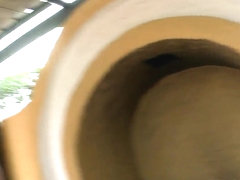 Amazing babe plays with guy's cock using mouth