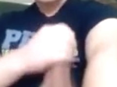 Sexy Str8 Cutie with Huge Boner Shoots a Big Load #122