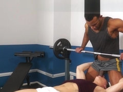 Muscle gay interracial with cumshot