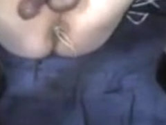 Fucling myself again with my electro plug