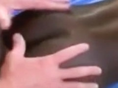 Youthful Dark anal fuck with white hard 10-Pounder