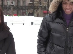 Payton in after getting picked up, a gal had sex in restroom