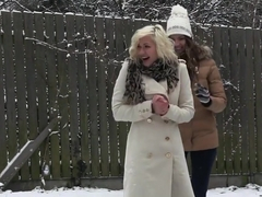 European Lesbians Pussylicking At Home