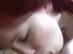 Redheaded busty german teen girl part 2 with blowjob