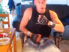 Smoking And Wanking After Work