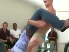 Gay stripper getting a rimjob