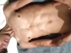 Hawaiian boy jerks off