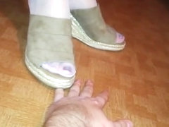 Face trampling, cock trampling