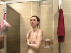 Swimming Pool Shower 170-182 (Hidden Camera in a Swimming Pool Shower)