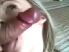 Dicking my blonde amateur hottie in her face and cunt