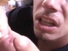 Blonde TS Girl Recieves Blowjob & 69