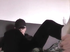 GERMAN BAD BOY DRIVING HIS SLAVE MAD