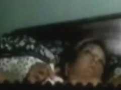 Hidden cam caught quick orgasm of my mom