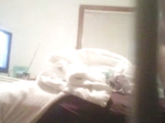 REAL Hidden Cam! Young Blonde Kasey changing before bed