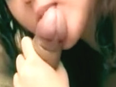 Gal sucks boyfriend in advance of riding him