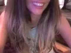 Sexy blonde babe live on webcam