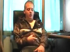 Stroking In My Shiny Nylon Hooded Adidas Tracksuit