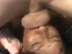 Black Ghetto Whore Summer Knight Spits And Chokes On Dick