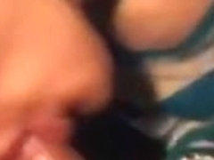 Horny Amateur chick blowjob and facial