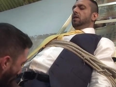 Muscle gay anal sex with cumshot