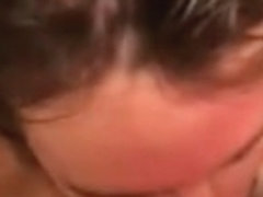 Late Night Blowjob and Facial in Hotel Bathroom