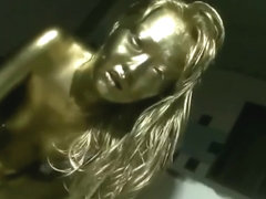 Gold painted Japanese sex