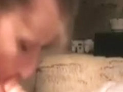 Getting a blow job in my recliner