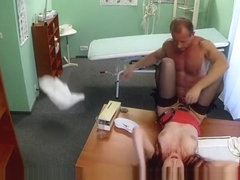 Doctor cures sexy patient with a heavy dose of sex