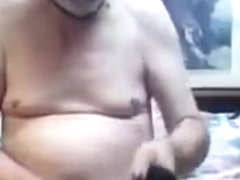 Scrotal weight lifting to entertain Mistress P