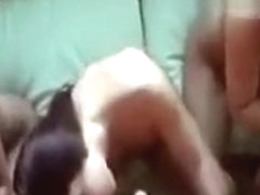 Three chicks let guys know they want sex so they blow and