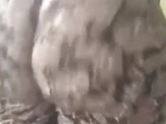 Fat ass in dress shaking